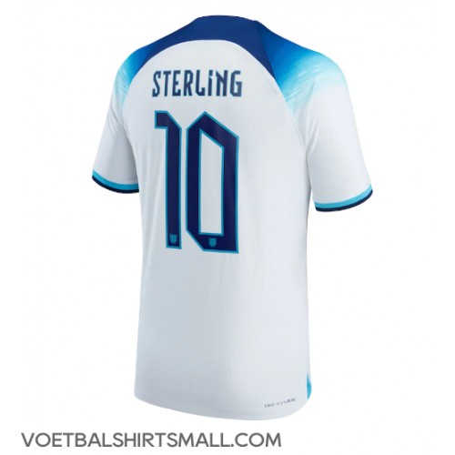 Engeland Raheem Sterling #10 Voetbalkleding Thuisshirt WK 2022 Korte Mouwen